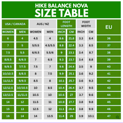 Hike Balance NOVA - Healthy & non-slip barefoot shoes (Unisex)