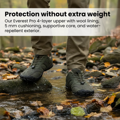 Hike Balance EVEREST PRO - Healthy & non-slip Winter barefoot shoes (Unisex)