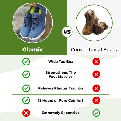 Hike Balance Glamix - Healthy & non-slip Winter barefoot shoes (Unisex)